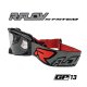 Masque R-FLOW GP 13 gris/orange – écran clair 