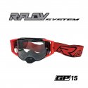 Masque R-FLOW GP 15 rouge – écran clair