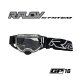 Masque R-FLOW GP 16 blanc/noir – écran clair 