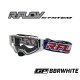 Masque R-FLOW GP BBR WHITE – écran clair 