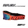 Masque R-FLOW GP 07 noir /orange – écran bleu iridium