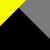 Noir / Gris / Jaune fluo